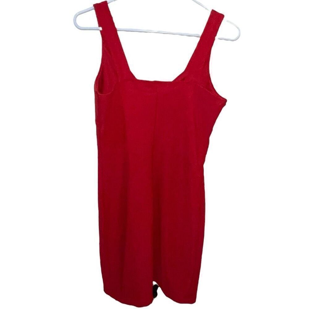 Hugo Buscati Collection Red Form-fitting Cocktail Dress - Size Medium - Picture 2 of 9